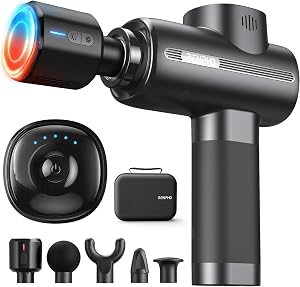 RENPHO Active Thermacool Massage Gun Deep Tissue with Heat and Cold, Fathers Day Dad Gifts