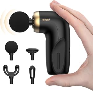 HEYCHY A1 Super Mini Massage Gun, Percussion Deep Tissues Muscle Massager, Travel Massage 