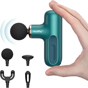 HEYCHY Super Mini Massage Gun, Percussion Deep Tissues Muscle Massager, Compact Sports Tra