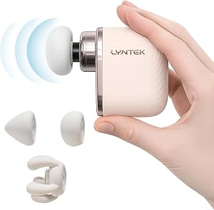 LYNTEK Mini Massage Gun - Small Handheld Muscle Massager with Percussion Deep Tissue, 5 Ad