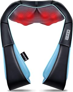 Mo Cuishle Fathers Day Dad Gifts, Shiatsu Back Shoulder and Neck Massager with Heat, Elect