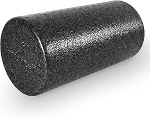 ProsourceFit High Density Foam Rollers 12 - inches long, Firm Full Body Athletic Massage T