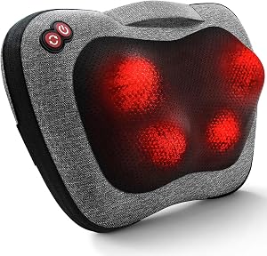VIKTOR JURGEN Fathers Day Dad Gifts, Shiatsu Back Massager with Heat – Deep Tissue Massage