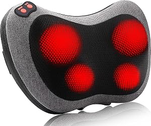 Papillon Shiatsu Back Massager with Heat,Fathers Day Dad Gifts for Men, Dad, Deep Tissue M