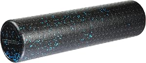 Amazon Basics High Density Foam Roller for Exercise and Recovery, 24 Inches, Blue Speckled